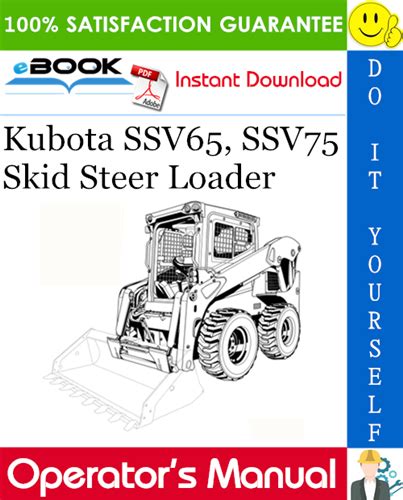 kubota ssv65 skid steer|kubota ssv65 owner's manual.